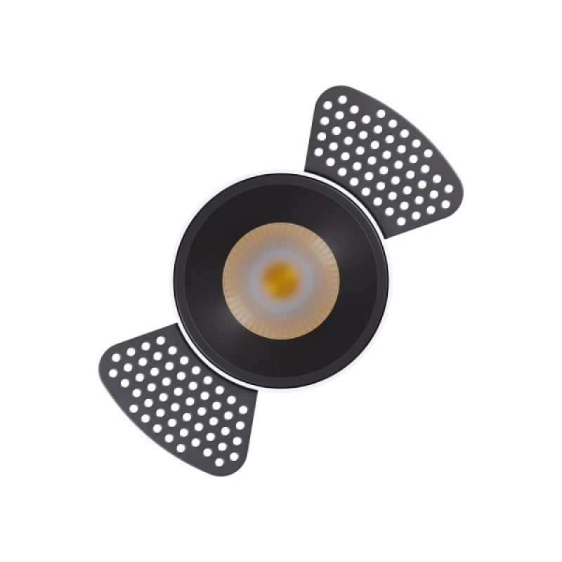 Точечный светильник Kloodi KD-GIRON134 TR 12W 3K 38D WH/REF-BK LED 840Lm IP20 черный