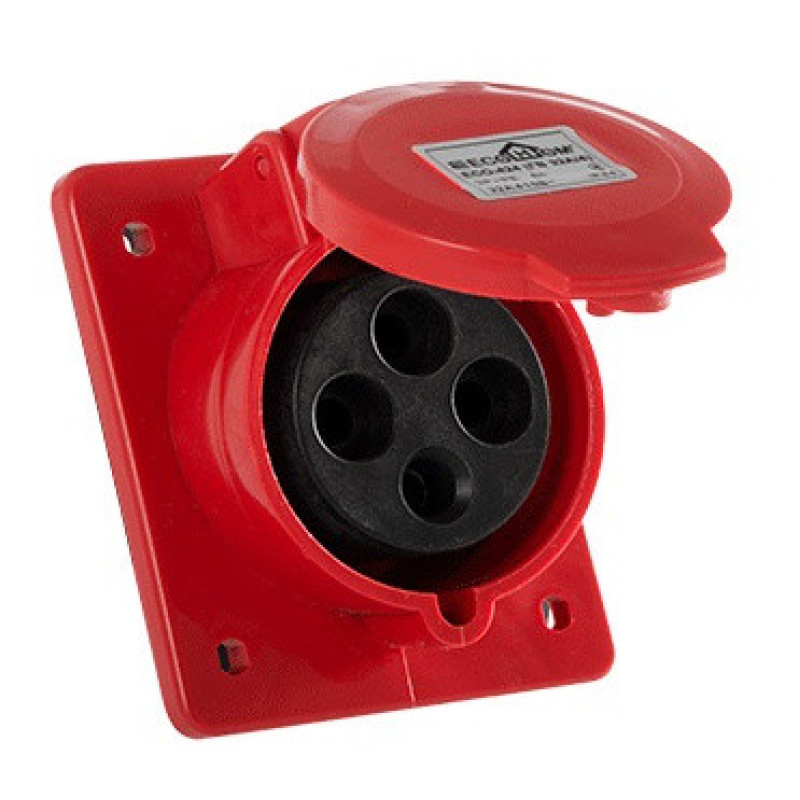 Силовой разъем ECOHOME ECO-424 3Р+РЕ 32А/4 (ECO016010011)