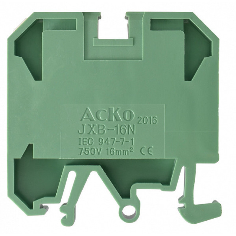 Клеммник Аско-Укрем JXB 16/35 зеленый (A0130010018)