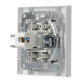 Розетка компьютерная одинарная RJ45 кат.6 UTP белая Asfora, EPH4700121