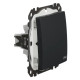Одноклавишный переключатель Schneider Electric Sedna Design & Elements с крышкой IP44 черный SDD214106