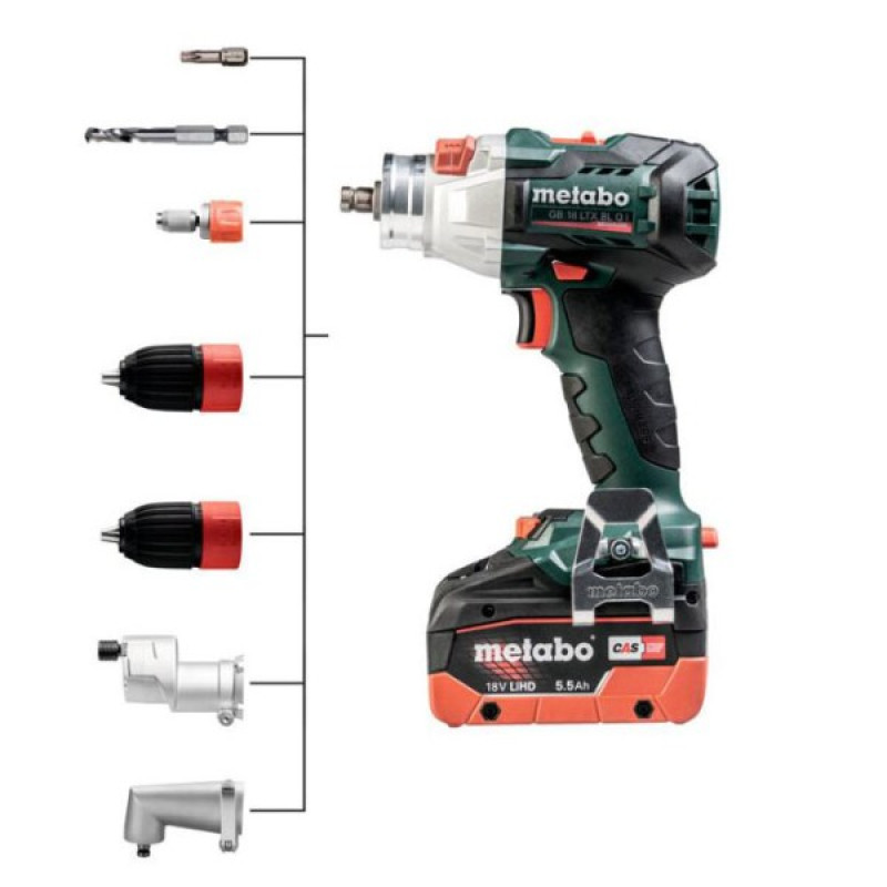 Аккумуляторный шуруповерт-резьбонарезчик Metabo GB 18 LTX BL Q I 18В (602362850)
