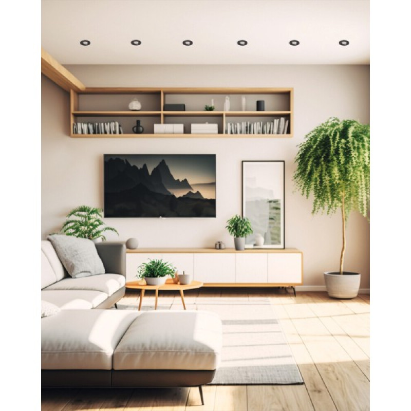 Точковий світильник Kanlux 35775 Liglo GU10/GU5.3 1x10W IP20 чорний