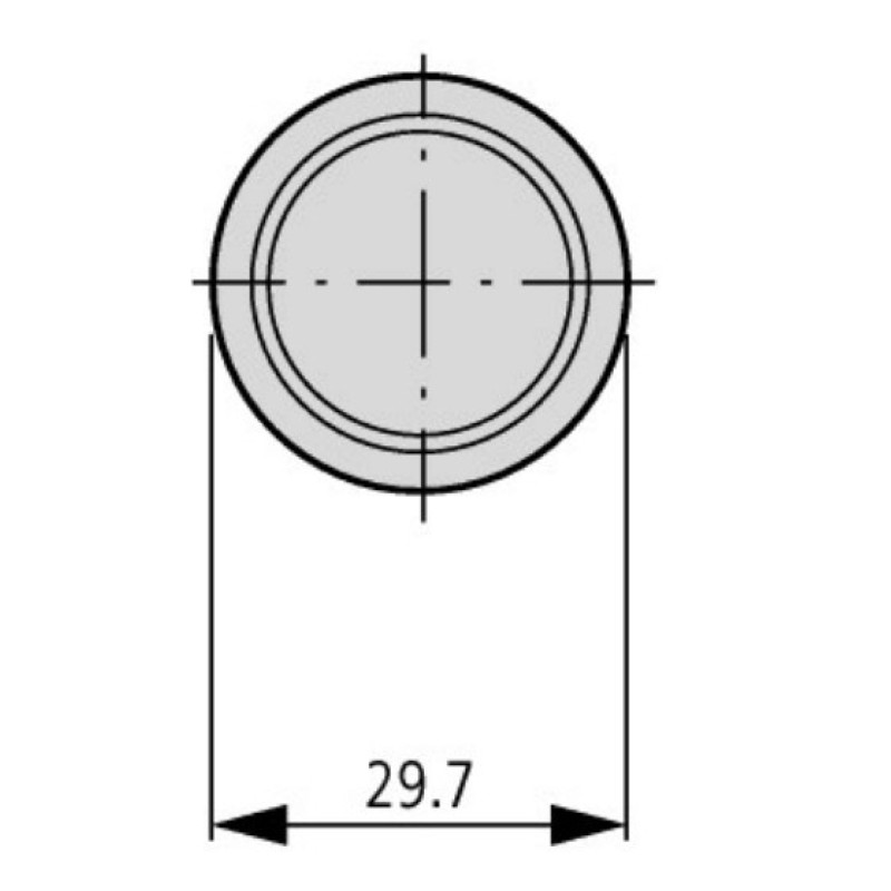 Головка кнопки Eaton Moeller M22-DR-R