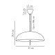 Подвесной светильник, люстра Nordlux 2420013001 Versale E27 2x40W IP20 белый