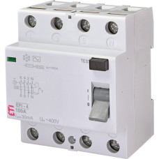 УЗО ETI 002062151 EFI-4 100/0.03 тип AC (10kA)