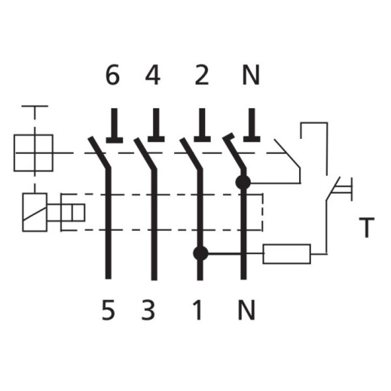 УЗО ETI 002062151 EFI-4 100/0.03 тип AC (10kA)