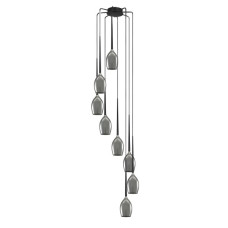 Люстра Azzardo AZ2940 Izza E14 8x40W IP20 димчаста