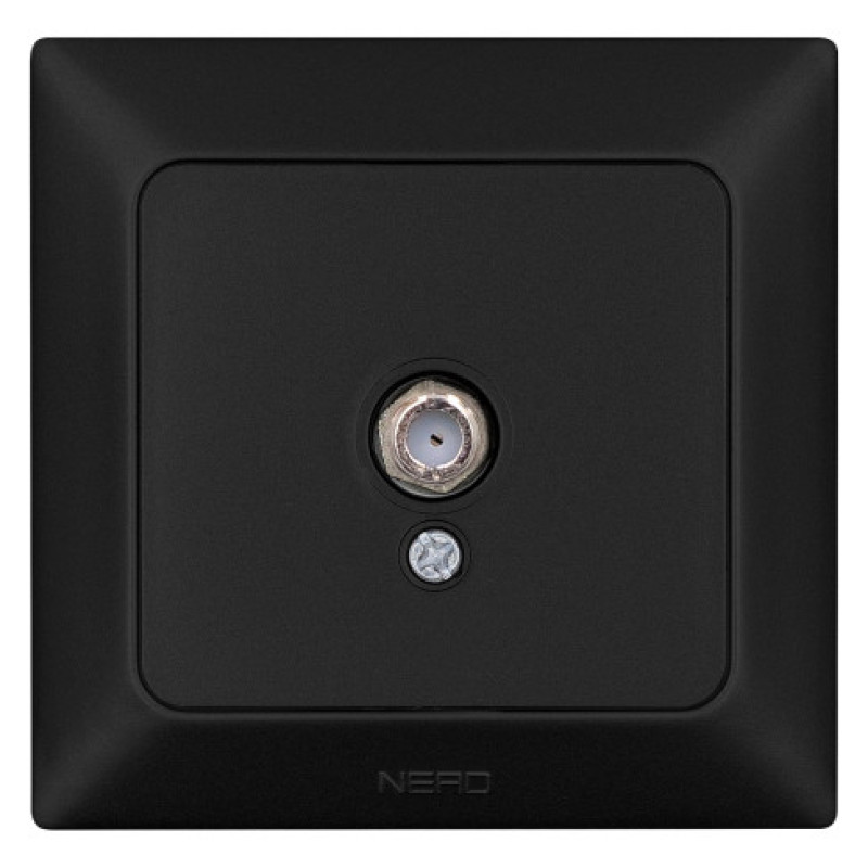 TV розетка NE-AD ARAS 93-124-45 черная