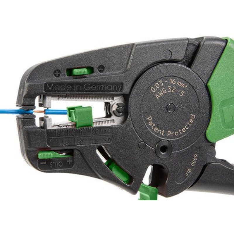 Инструмент Wago 206-1125 Quickstrip Vario для снятия изоляции и резки 0,03мм²...16мм²