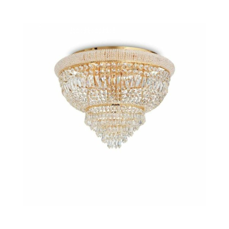 Люстра Ideal Lux 243498 Dubai PL24 Ottone