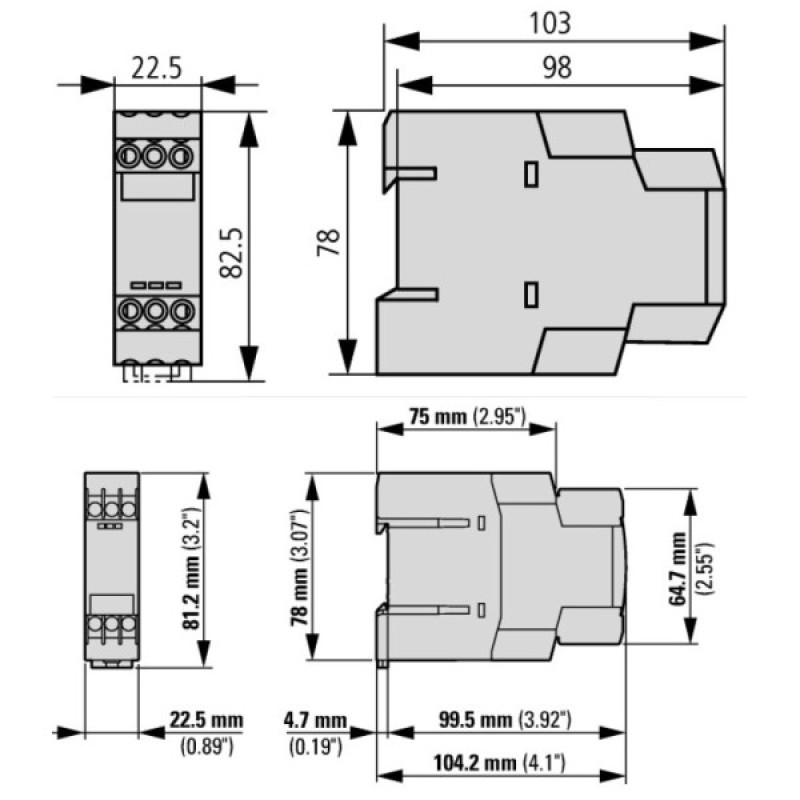 Реле времени Eaton Moeller ETR4-69-A