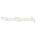 LED стрічка RISHANG 120-2835-12V-IP33 9.6W Blue 5м (RD08C0TA-B-B)