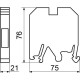 Клеммник Аско-Укрем JXB 50/35 синий (A0130010031)