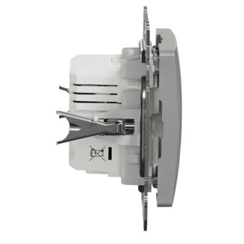 USB-розетка Schneider Electric Sedna Design & Elements A+C 2,4A алюминий SDD113402