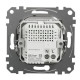 USB-розетка Schneider Electric Sedna Design & Elements A+C 2,4A алюминий SDD113402