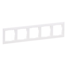 Рамка 5-постова Legrand SUNO (білий) 721505