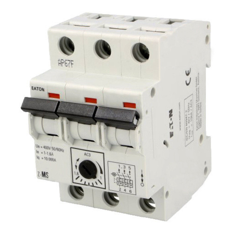 Автомат захисту двигуна Eaton Moeller Z-MS-2,5/3
