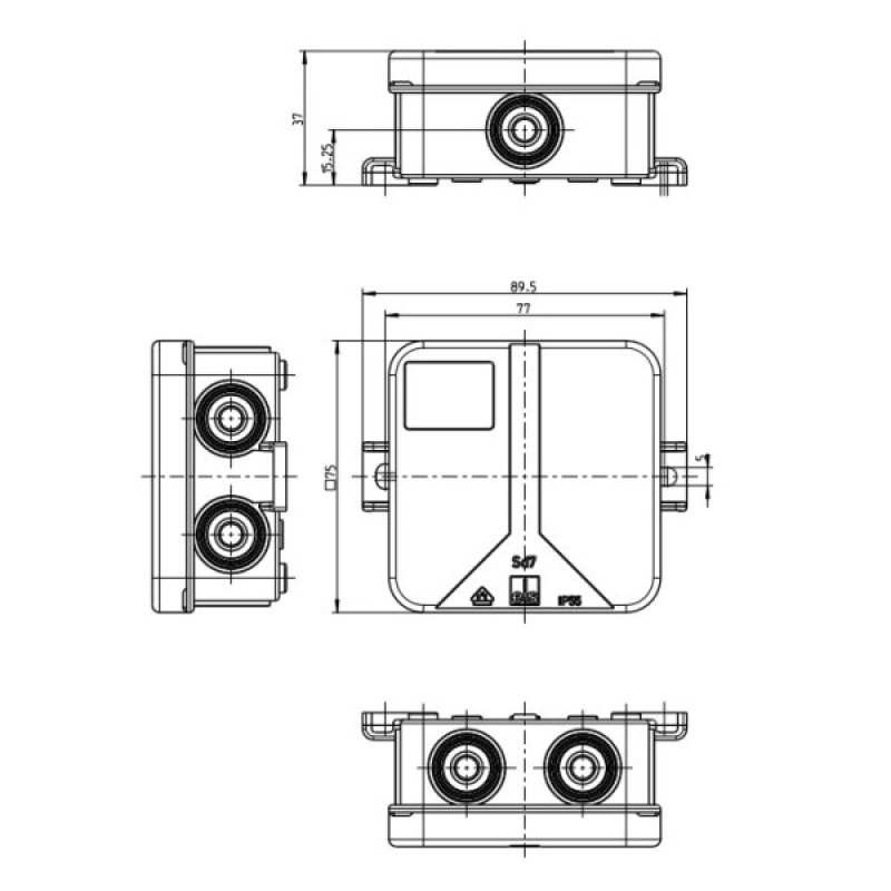 Зовнішня коробка роз'єднання Spelsberg Sd 7 (sp33290701) IP55