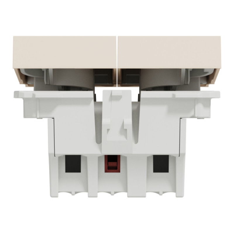 Кнопка вимикача Schneider Electric Unica New NU321144 10А 2м бежева
