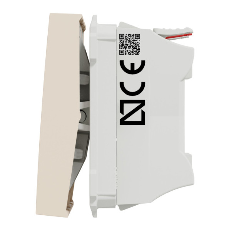 Кнопка вимикача Schneider Electric Unica New NU321144 10А 2м бежева