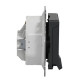 Розетка Schneider Electric Sedna Design & Elements с заземлением шторками и крышкой IP44 черная SDD214024