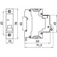 Модульный автоматический выключатель E.Next e.mcb.stand.60.1.B3 1р 3А B (s001103)