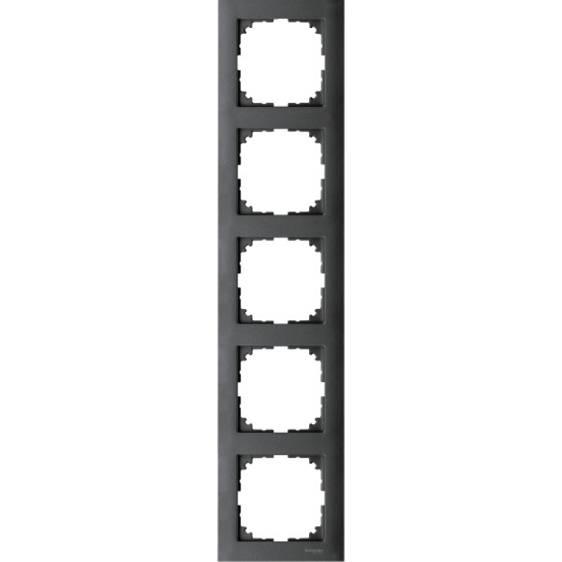 Пятиместная рамка Schneider Electric M-PURE MTN4050-3614 антрацит