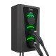 Комерційна зарядна станція Octa Energy SW336-S-C2-C22 Smart Wall на 36кВт (розетка 1ф + Type 2 + Type 2 трифазна)