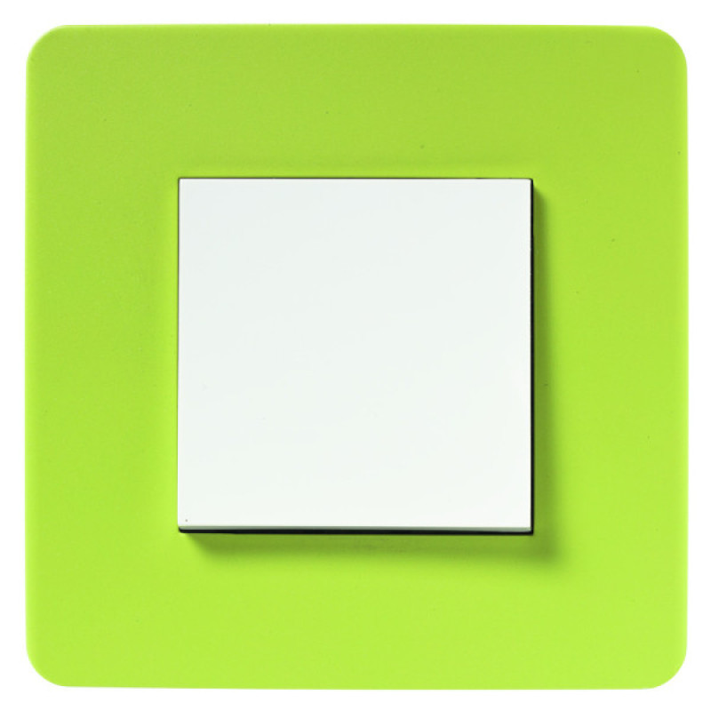Однопостовая рамка Schneider Electric NU280211 (зеленое яблоко/белый)