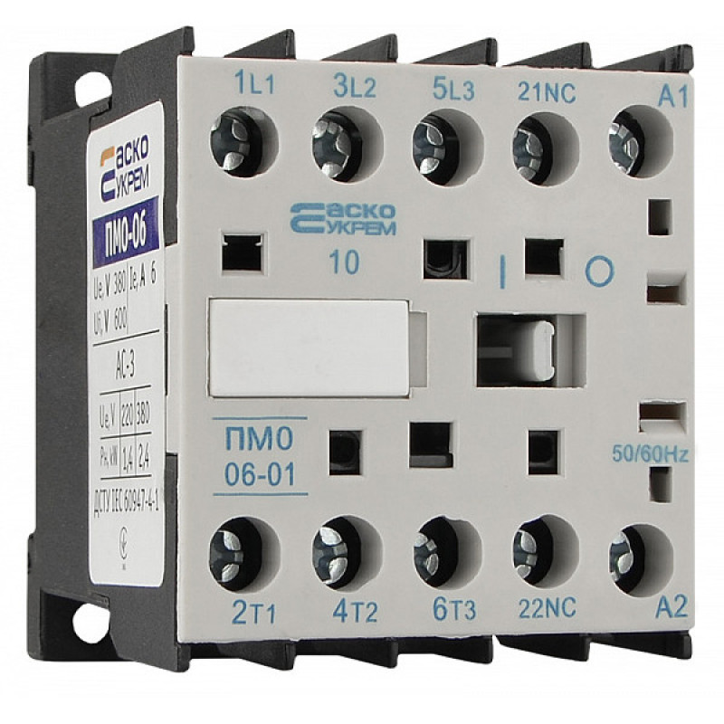 Миниконтактор Аско-Укрем ПМ 0-06-01 B7 24В LC1-K0601 (A0040010128)
