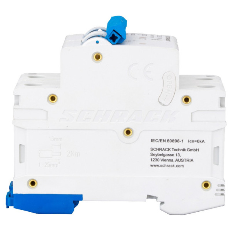 Автоматичний вимикач Schrack AM617650 6кА 50А 1P+N C