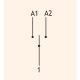 Кулачковий перемикач ETI 004773105 CS 25 51 U (1p «1-0-2» 25A)