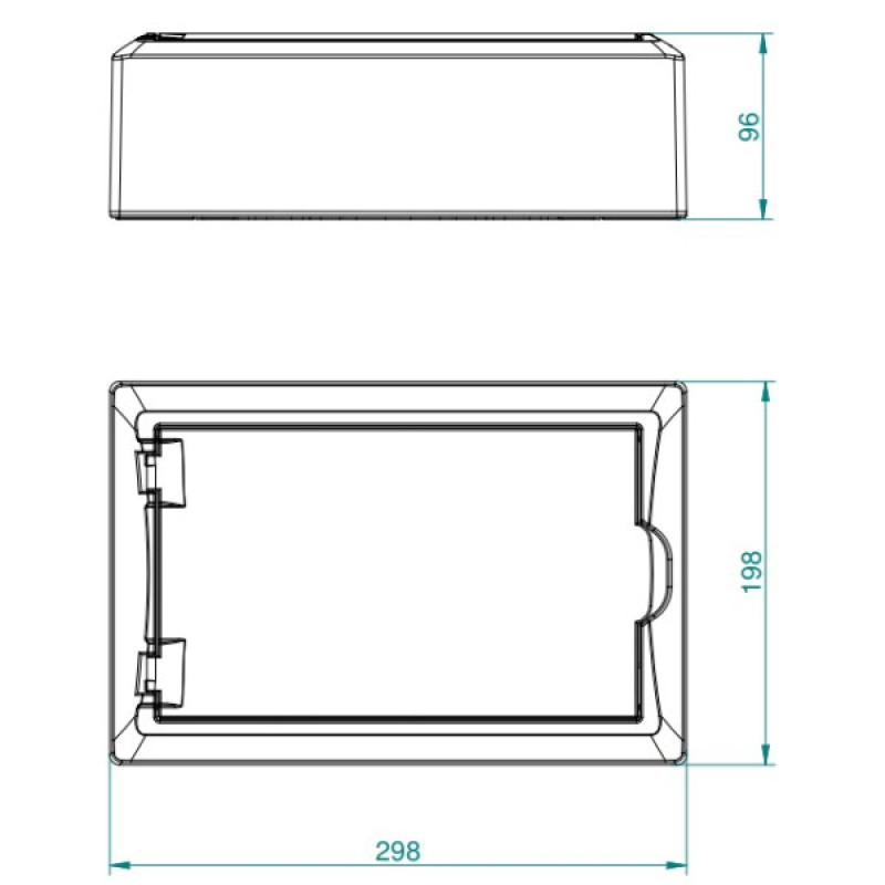 Настінний щиток Elektro Plast 2503-01-RN1/12 (N+PE) EP LUX IP40 (2503-01)