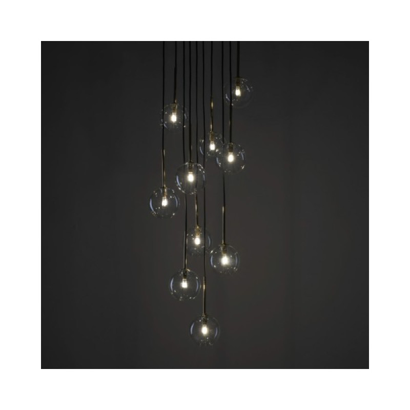 Підвісний світильник, люстра TK Lighting 5944 Nilos G9 10x6W IP20 Чорний