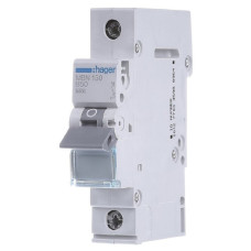 Автоматический выключатель Hager MBN150 6кА B 50A 1P