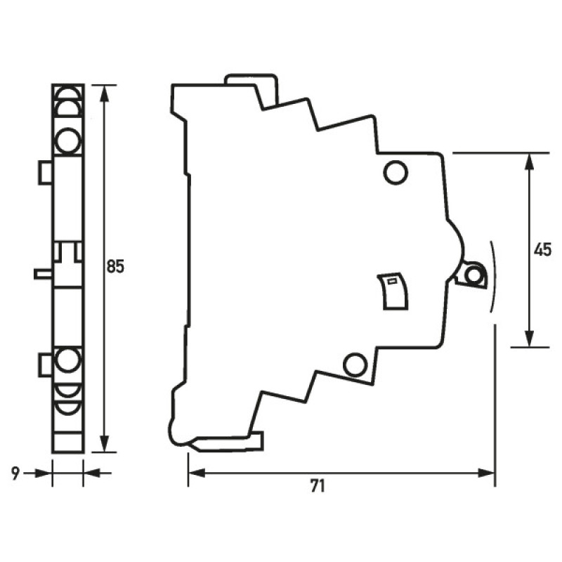 Дополнительный контакт Doepke DHi 4