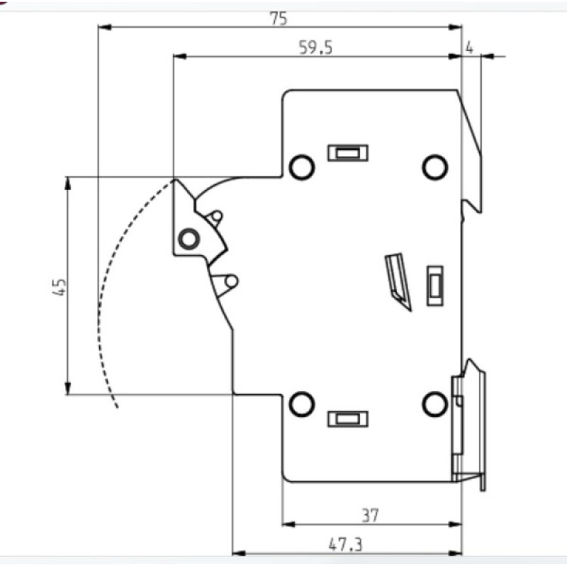Разъединитель предохранитель ETI 002540011 EFD 10 1p