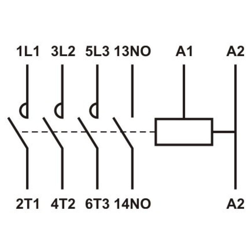 Магнітний пускач Promfactor FC-1/12А 1NO AC24В (FC10012024)