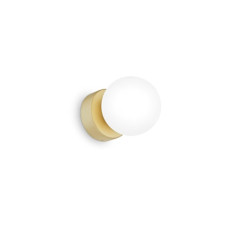 Бра, настенный светильник Ideal Lux 292410 Perlage G9 1x15W IP20 латунный