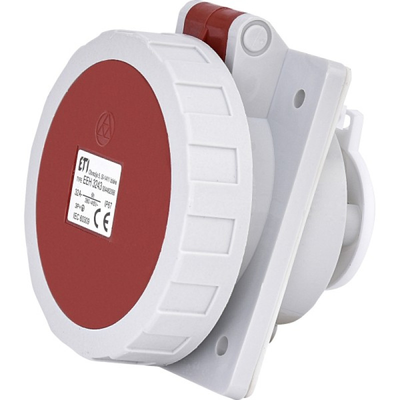 Вбудований силовий роз'єм ETI 004482086 EEH-3243 IP67 (32A 400V 3P+PE)