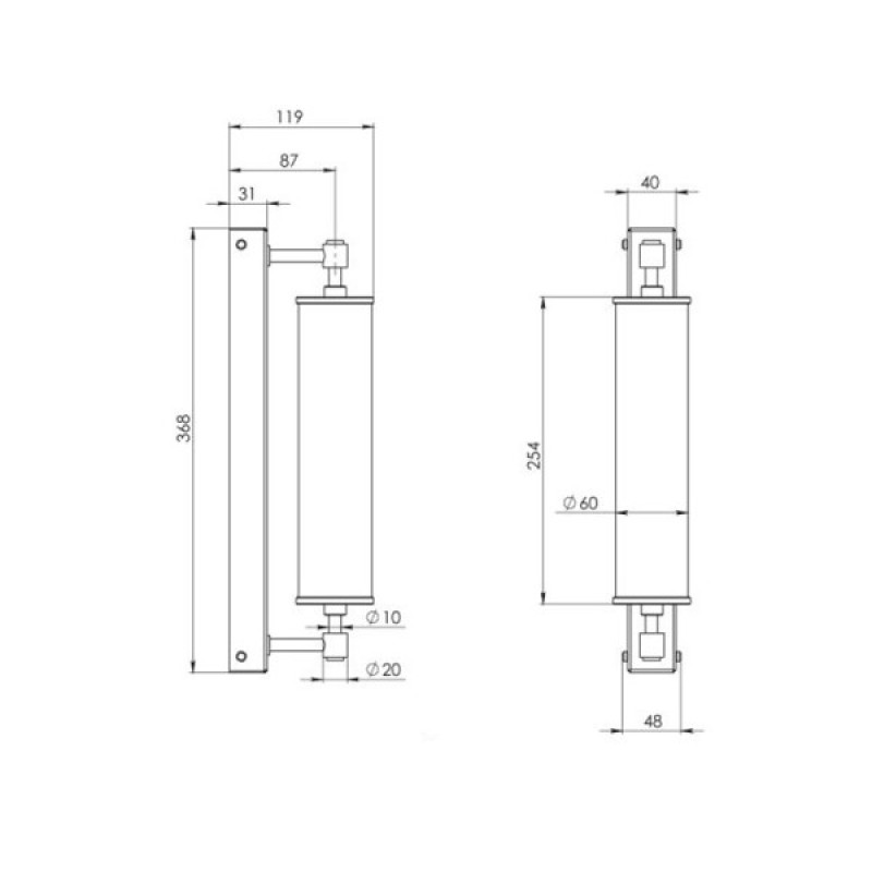 Бра, настінний світильник Pikart 35516-12 Riff LED 1x6.9W 4000K IP20 бірюзовий