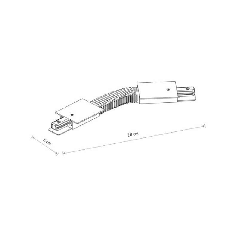 З'єднувач Nowodvorski 8385 Profile Flex Connector IP20 чорний