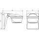 Датчик руху Theben Luxa P300 KNX BK 1с-60хв 300° IP55 (чорний)