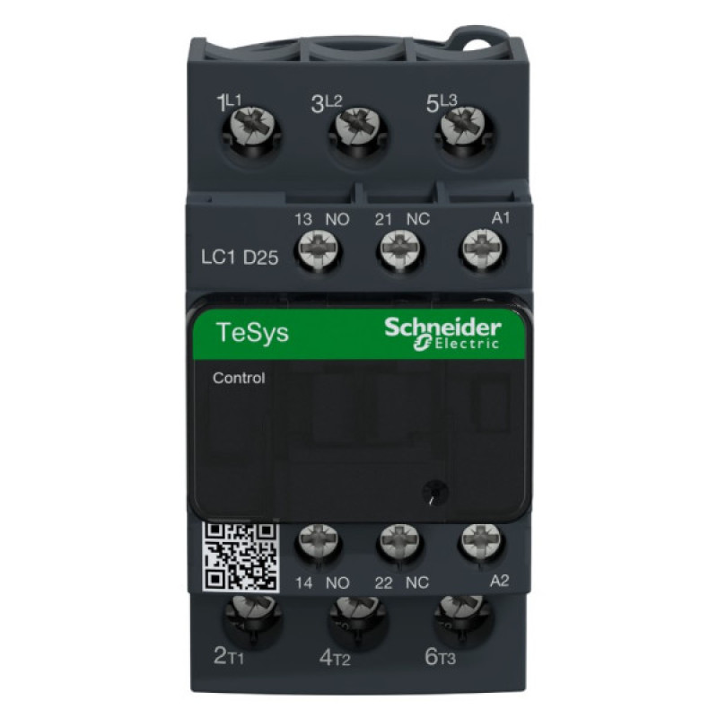 Контактор Schneider Electric LC1D25P7 TeSys Deca 3Р 25A НО+НЗ 230В