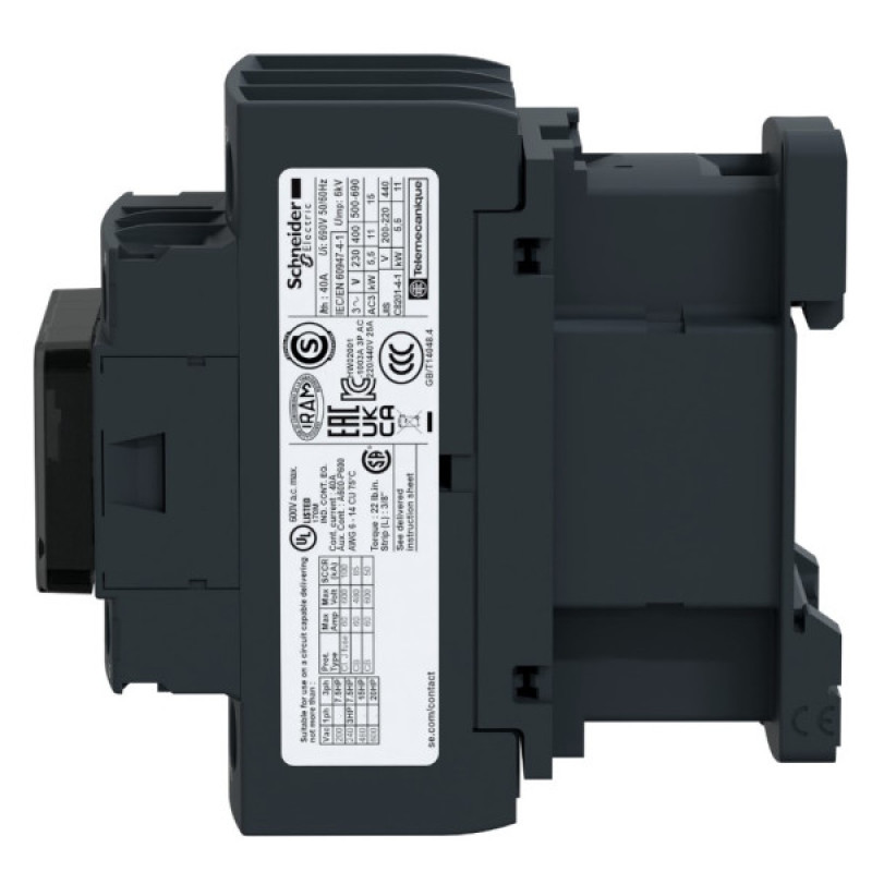 Контактор Schneider Electric LC1D25P7 TeSys Deca 3Р 25A НО+НЗ 230В