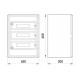 Шкаф ударопрочный e.plbox.400.600.200.60m.blank E.Next