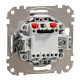 Выключатель для жалюзи Schneider Electric Sedna Design & Elements алюминий SDD113104