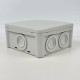 Коробка распределительная СКИМ K115-1 114х114х54+лапки серая IP65 ( B1102009 )