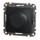 Поворотний світлорегулятор Schneider Electric Sedna Design & Elements RC 3-370 Вт чорний SDD114501